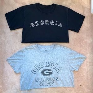 two georgia cropped tees bundle!